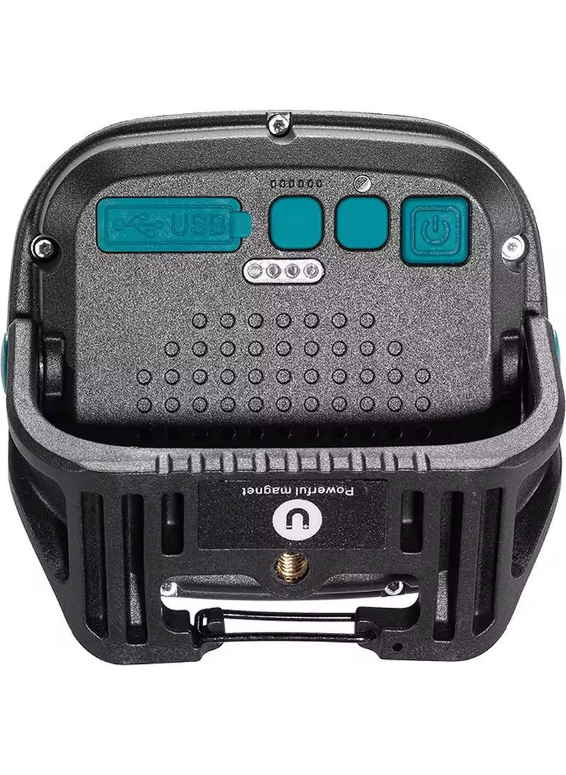 Powermaster MX-W891 7000 Lumel Work Lamp Rechargeable 3 Mode 30 Watt Floodlight Lighting Camping Lamp