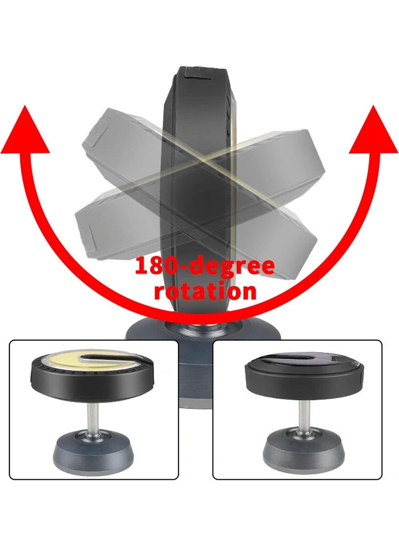 Powermaster Work Lamp 25 Watt USB Type-C Input COB LED Solar Powered Rotatable Camping Lighting Stand
