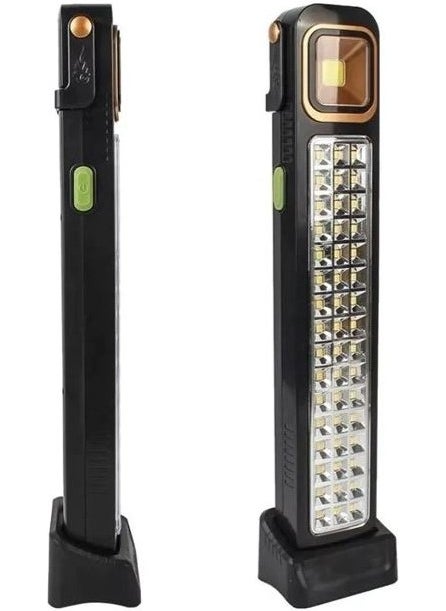 Powermaster LED Solar Energy Panel Rechargeable Searchlight 48 LEDs Camping and Home Type Lamp Lighting Daylight White