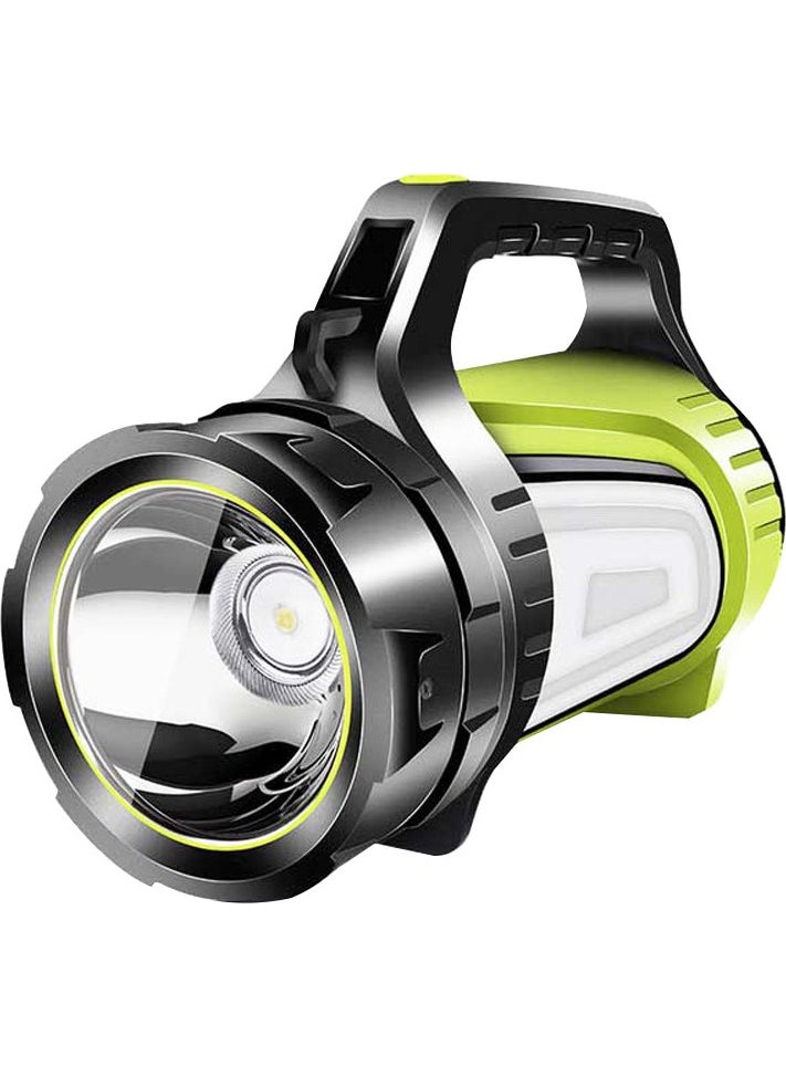 Powermaster Rechargeable LED Long Range Camping and Home Type Searchlight Lantern with Powerbank Feature