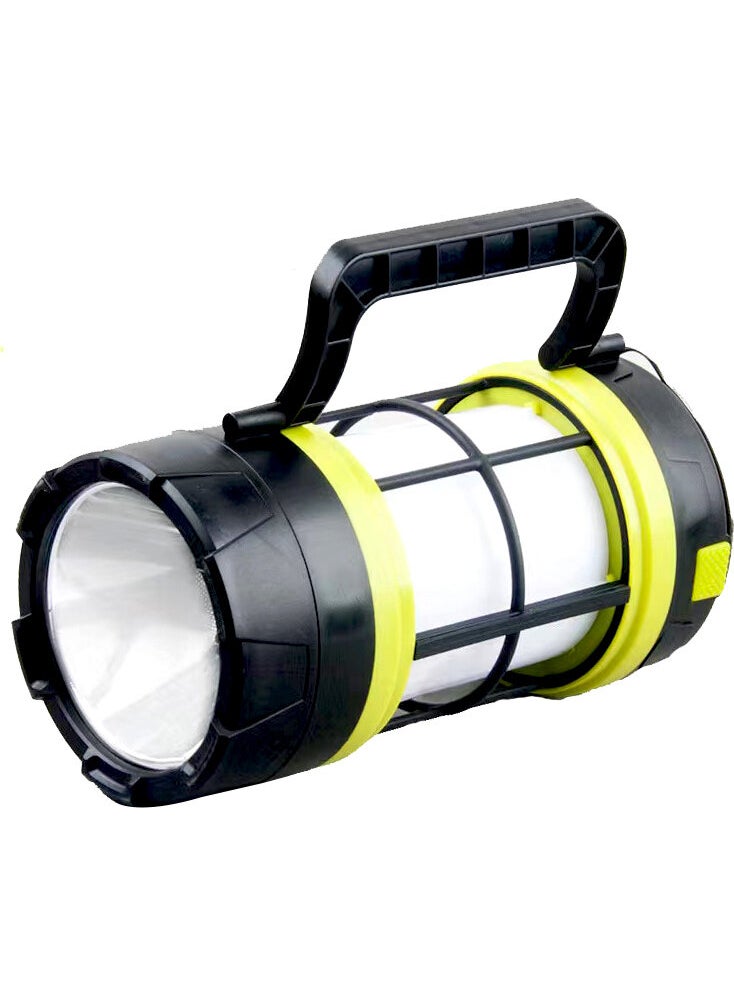 Powermaster Rechargeable Solar Camping Lantern Camping Lamp Flashlight Searchlight with 7 Modes Powerbank Feature