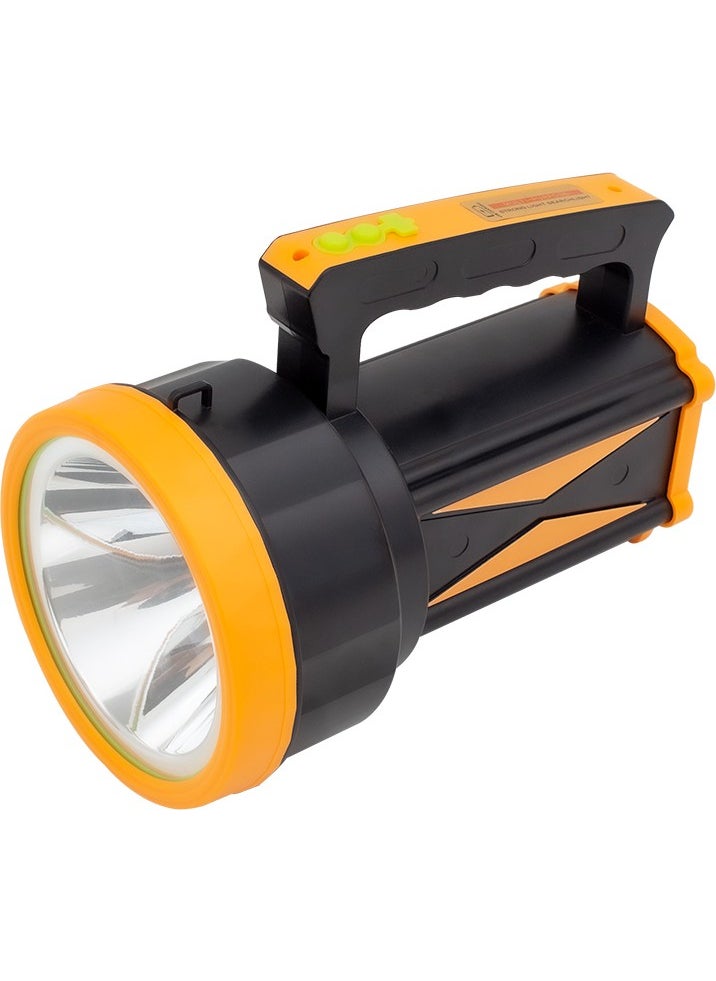 Powermaster Rechargeable LED 3-Stage Flashlight Flash Mode Searchlight Camping Lantern 4-6 Hours of Use