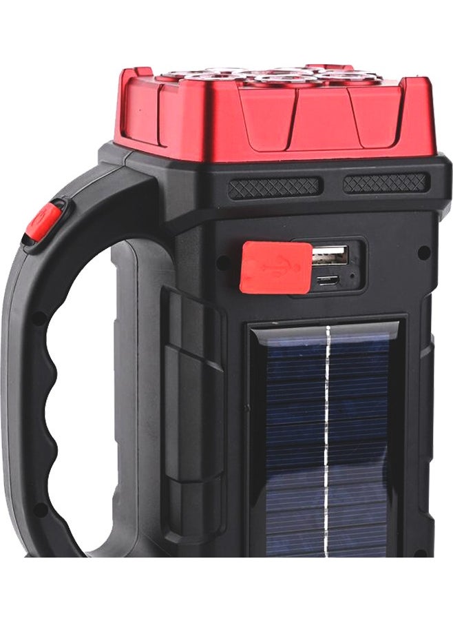 Powermaster HB-1678 Solar Rechargeable 38 Watt Camping Lantern with USB Output