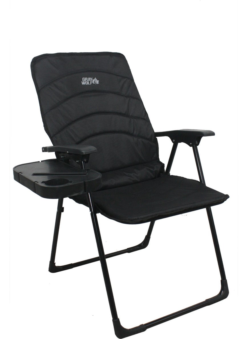 Family Camping Set - Chair + Table (4 Arm Table Chairs + 1 Table)