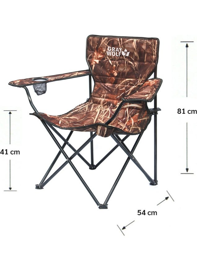 Cup Chair Set of 4 - With Carrying Bag, Does Not Take Up Space