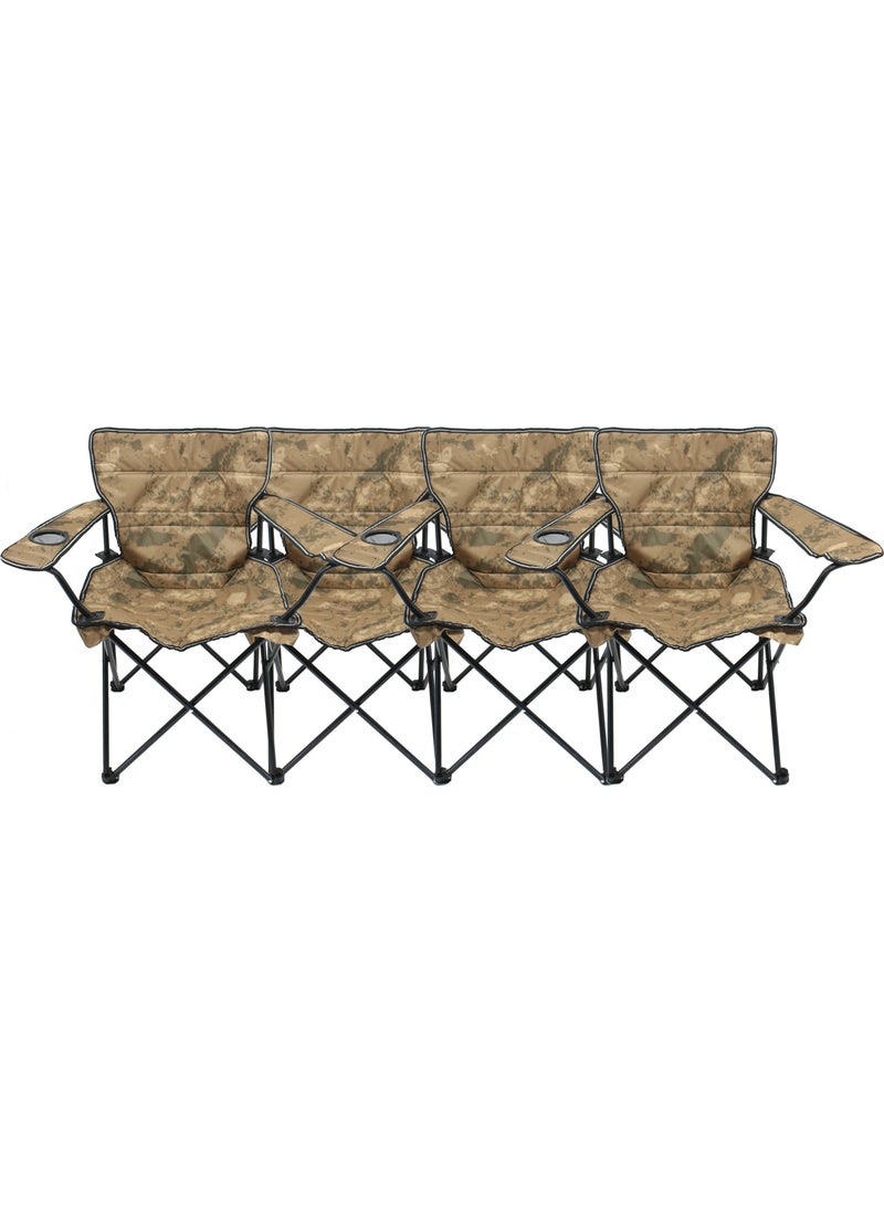 Cup Chair Set of 4 - With Carrying Bag, Does Not Take Up Space