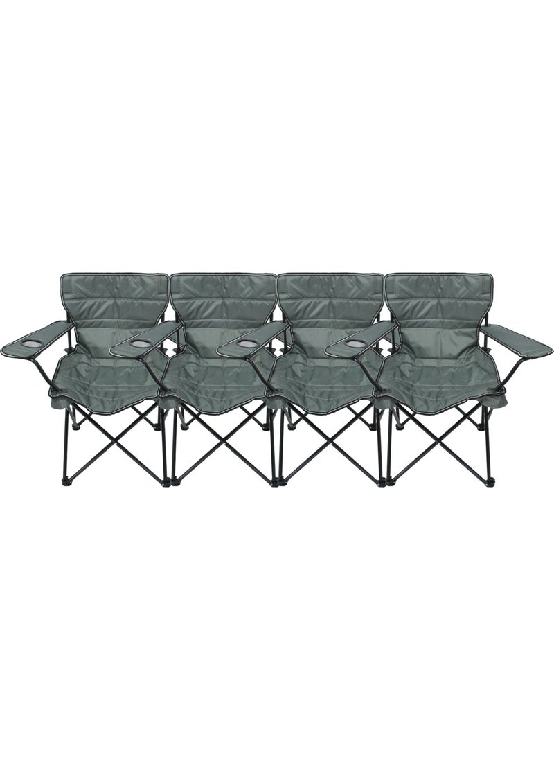 Cup Chair Set of 4 - With Carrying Bag, Does Not Take Up Space