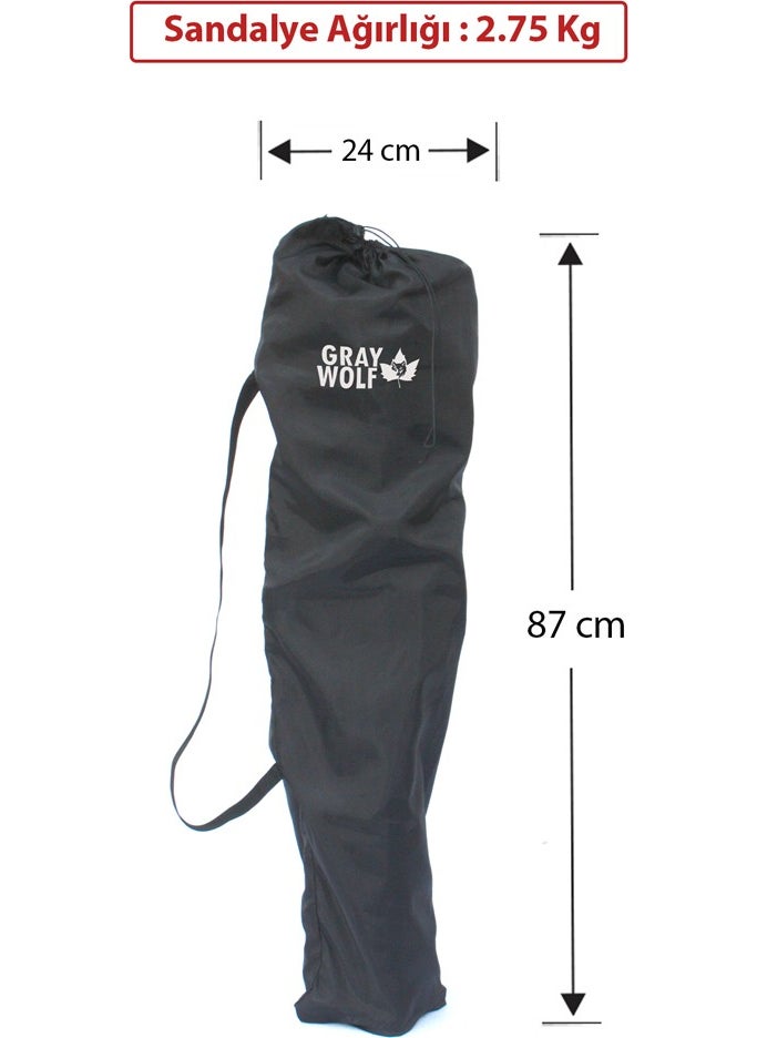 Cup Chair Set of 4 - With Carrying Bag, Does Not Take Up Space