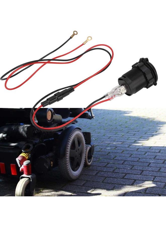 Electic Mobility Scooter USB Adapter Part Modification Assembly Accessory