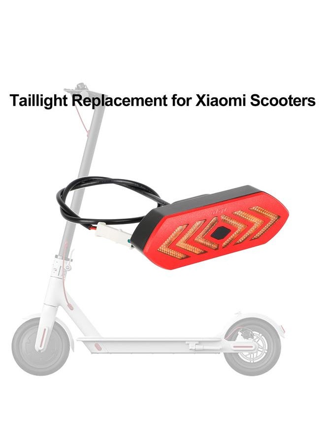 Electric Scooter Tail Light with Turn Signals Wireless Remote Control Scooter Rear Light Safety Warning Taillight Brake Light for Xiaomi Electric Scooters