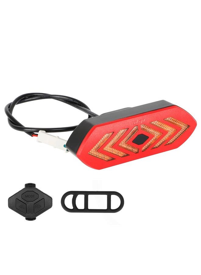 Electric Scooter Tail Light with Turn Signals Wireless Remote Control Scooter Rear Light Safety Warning Taillight Brake Light for Xiaomi Electric Scooters