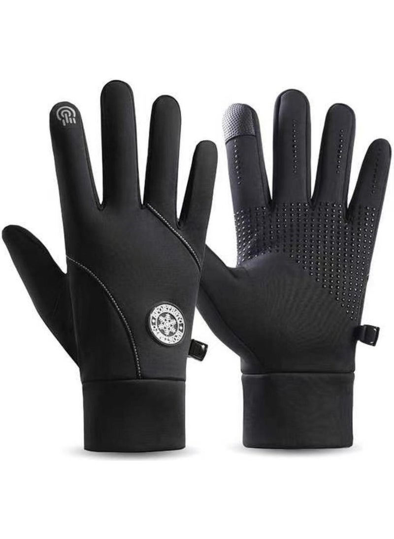 Motorcycle Ski Gloves Waterproof Cold Windproof Touchscreen Finger Function