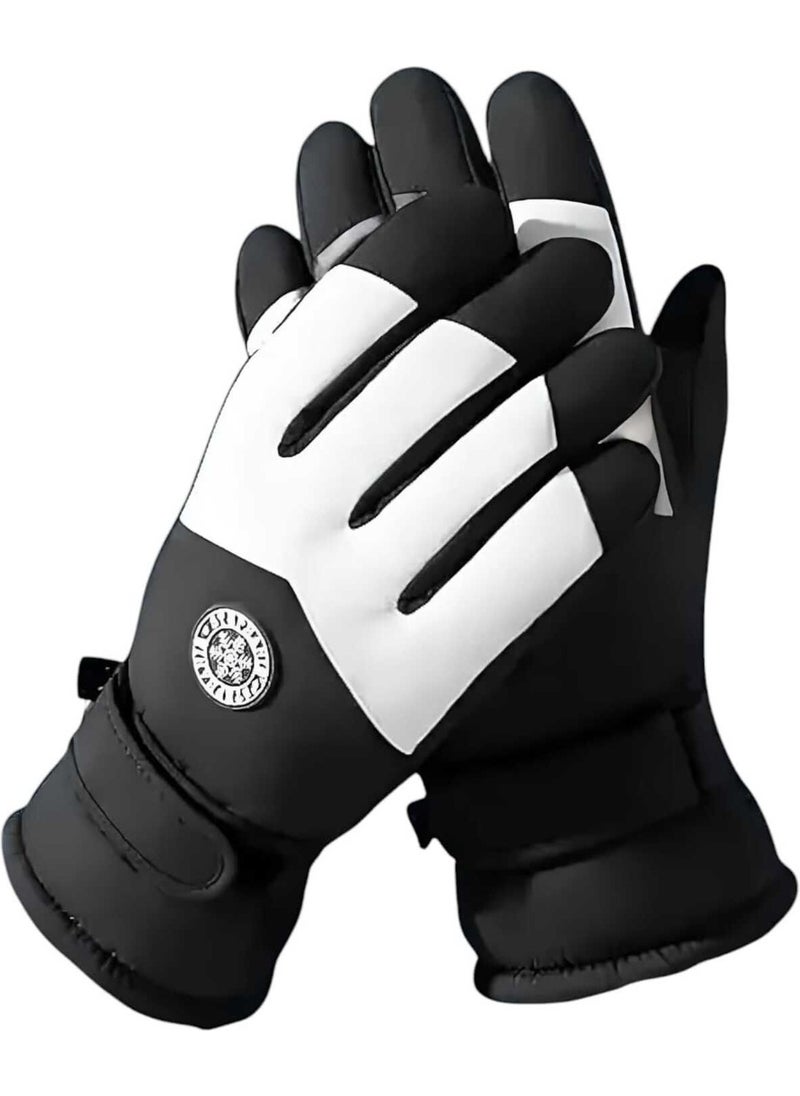 Men's Polyurethane Water and Windproof Thermal Gloves Men's Gloves