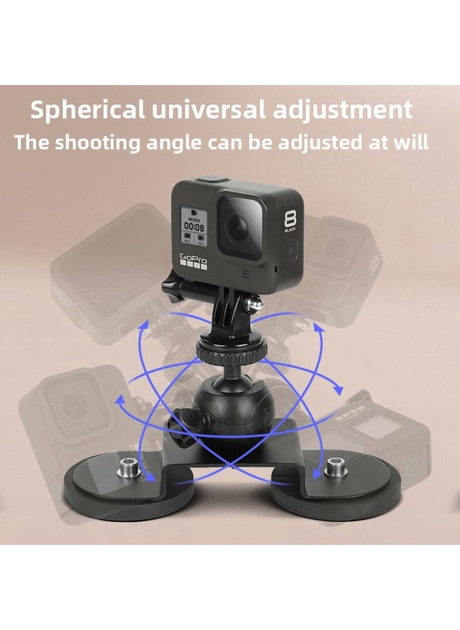 Gopro11 Suction Cup Car Sports Camera Accessories Car Suction Cup Gopro/10/9/8 Magnetic Suction Cup-Color:Single Bracket
