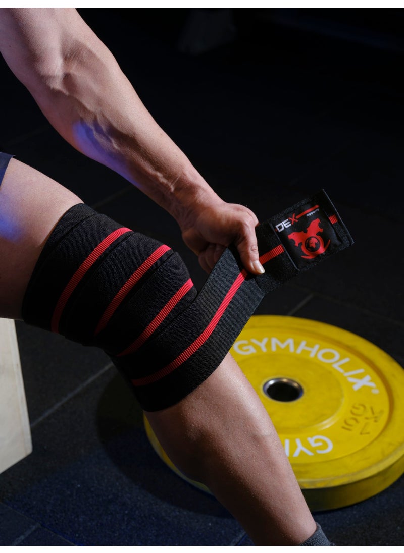 Fitness Sports Knee Pad, Knee Wraps Knee Bandage 2 Pack