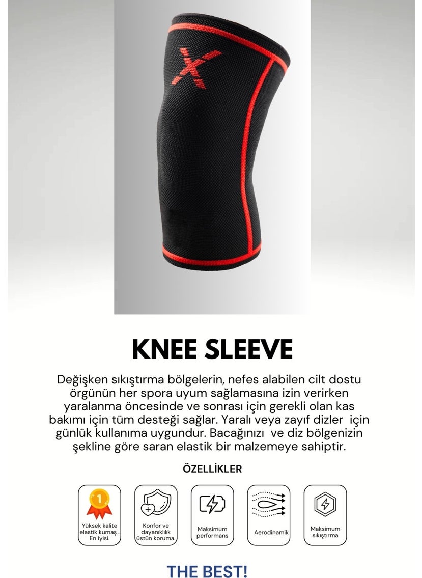 Fitness Sports Knee Brace, Orthopedic Training Knee Brace, Knee Sleeve, Pack of 2