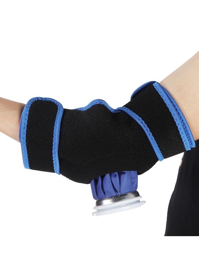 YHG Ice Knee Pads Black with 9 inch ice bag