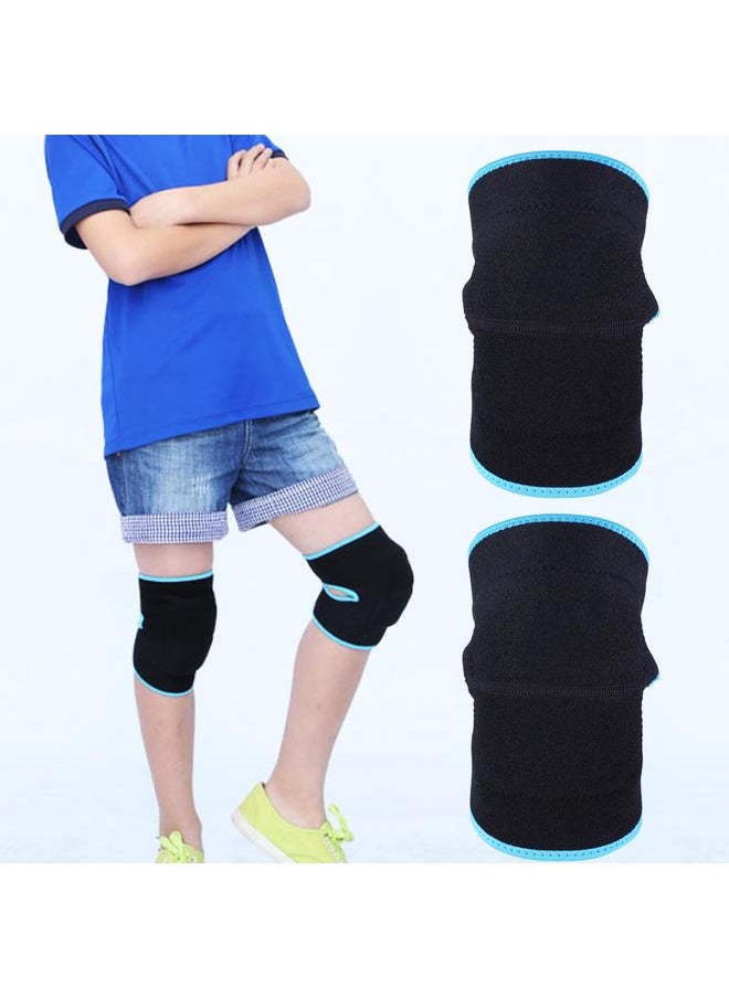 AOLIKES Thicken Children Anti-crash Knee Pads Roller Skating Kid Silicone Knee Protector(M)