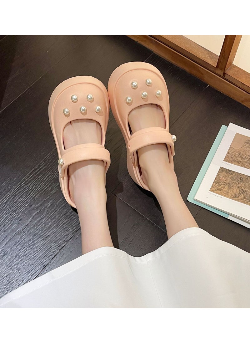 Wear Non Slip Lightweight Perforated Shoes For External Wear