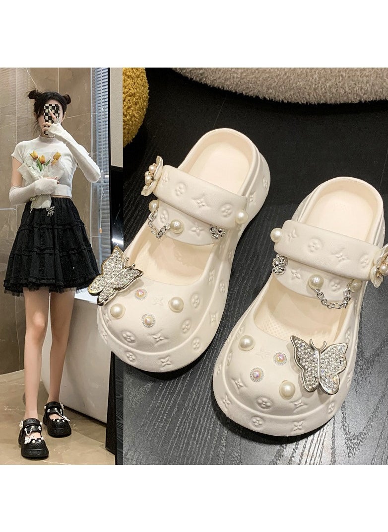 Wear Non Slip Lightweight Perforated Shoes For External Wear