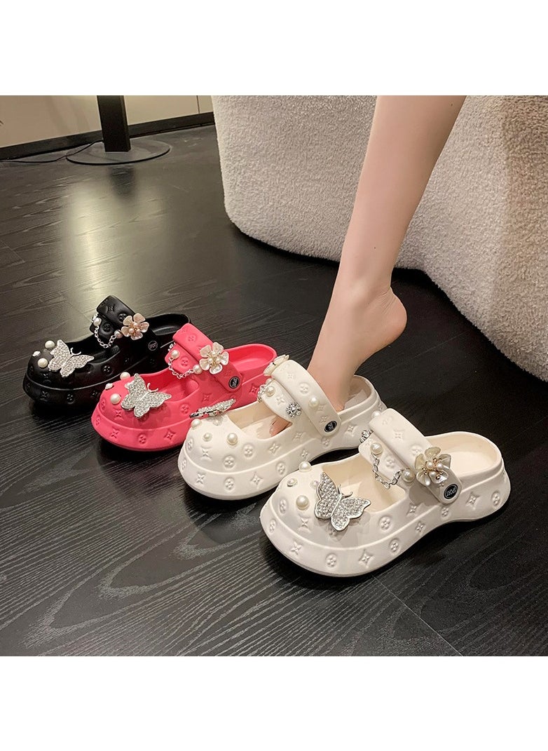 Wear Non Slip Lightweight Perforated Shoes For External Wear