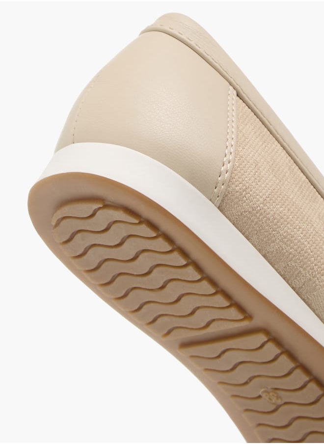 Women Monogram Slip-On Buckle Loafers