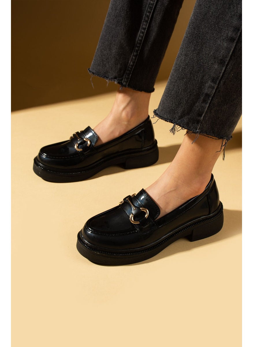 Pink Bootin High Sole Buckle Detailed Women's Loafer 43-1803-25RUGAN