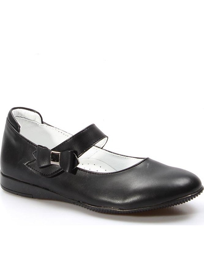 Genuine Leather Black Girls Ballerina Shoes 837fa01