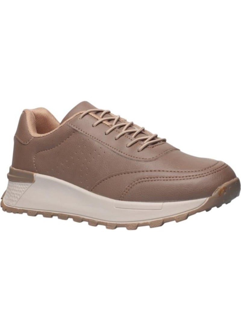 Women's Lace-Up Easy-to-Wear Seasonal Sneaker Sports Shoes Mink