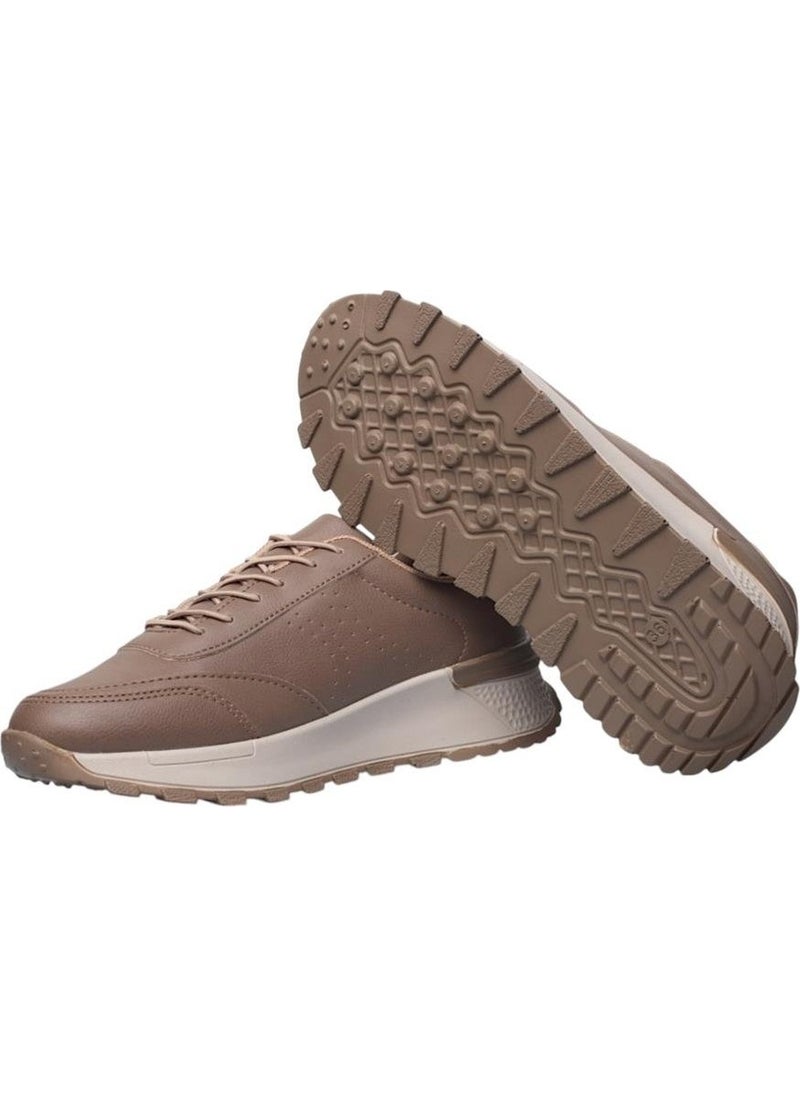 Women's Lace-Up Easy-to-Wear Seasonal Sneaker Sports Shoes Mink