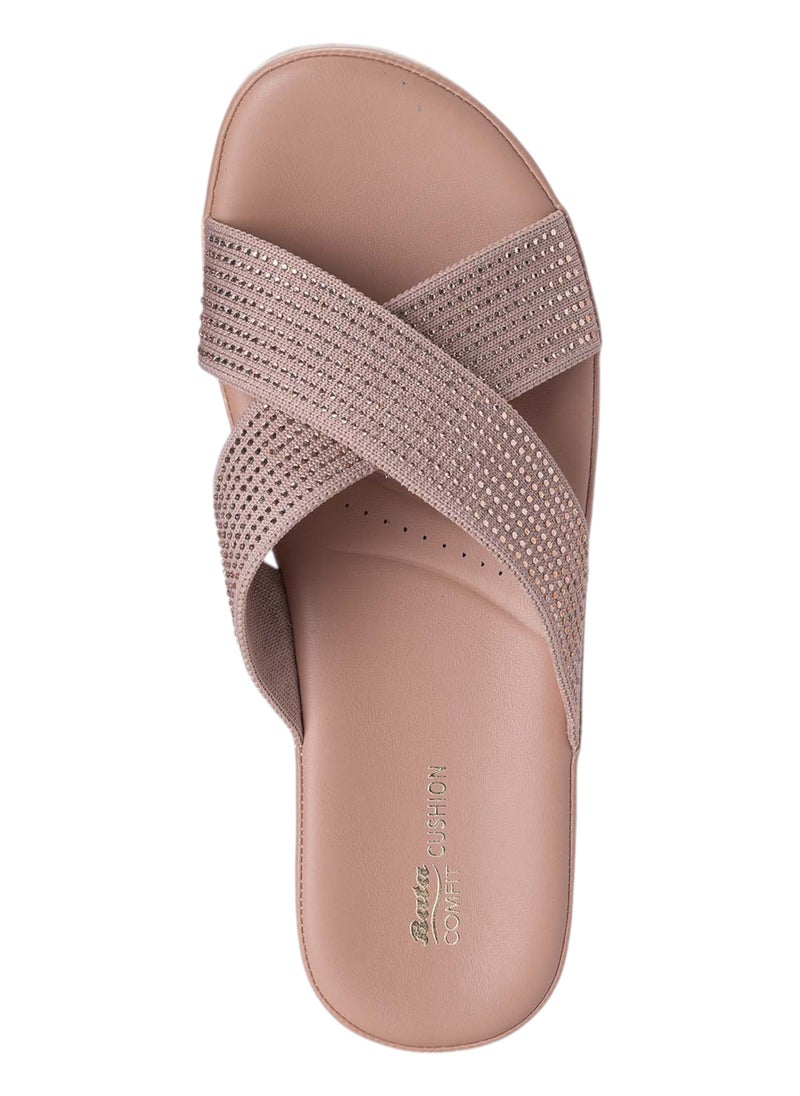 Bata Comfit Casual Flat Slip On Sandals