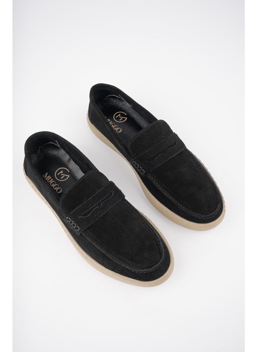 Denzel Guaranteed Daily Classic Leather Casual Comfortable Laceless Men's Shoes