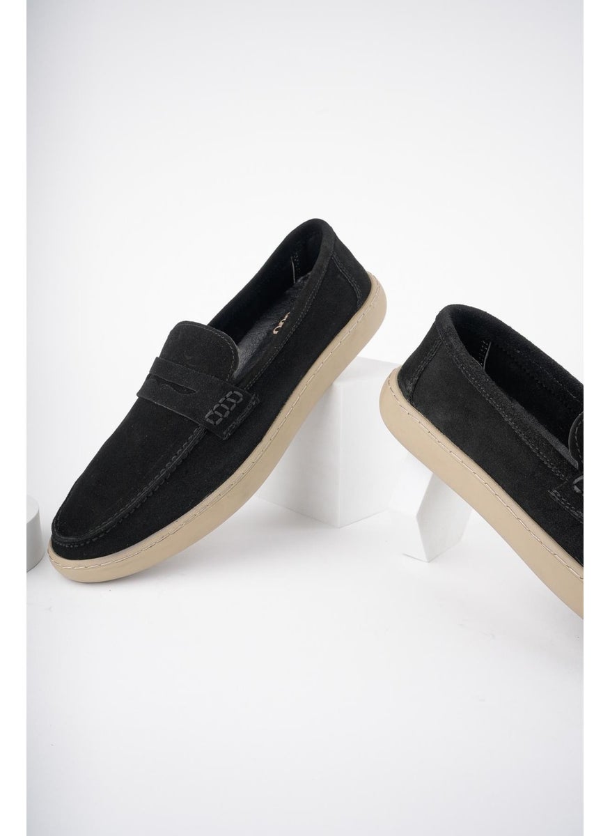 Denzel Guaranteed Daily Classic Leather Casual Comfortable Laceless Men's Shoes