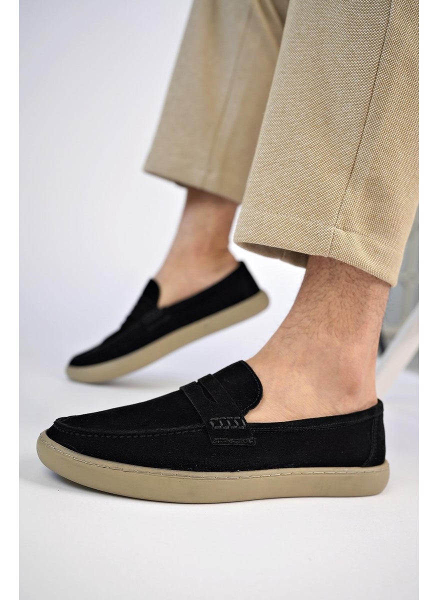 Denzel Guaranteed Daily Classic Leather Casual Comfortable Laceless Men's Shoes