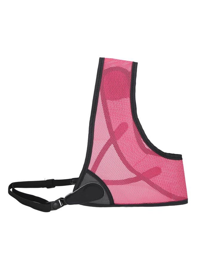 Mesh Chest Guard for Adult and Child Adjustable Chest Protector for Outdoor Hunting Shooting L 33 X 23cm / 13 X 9.1in