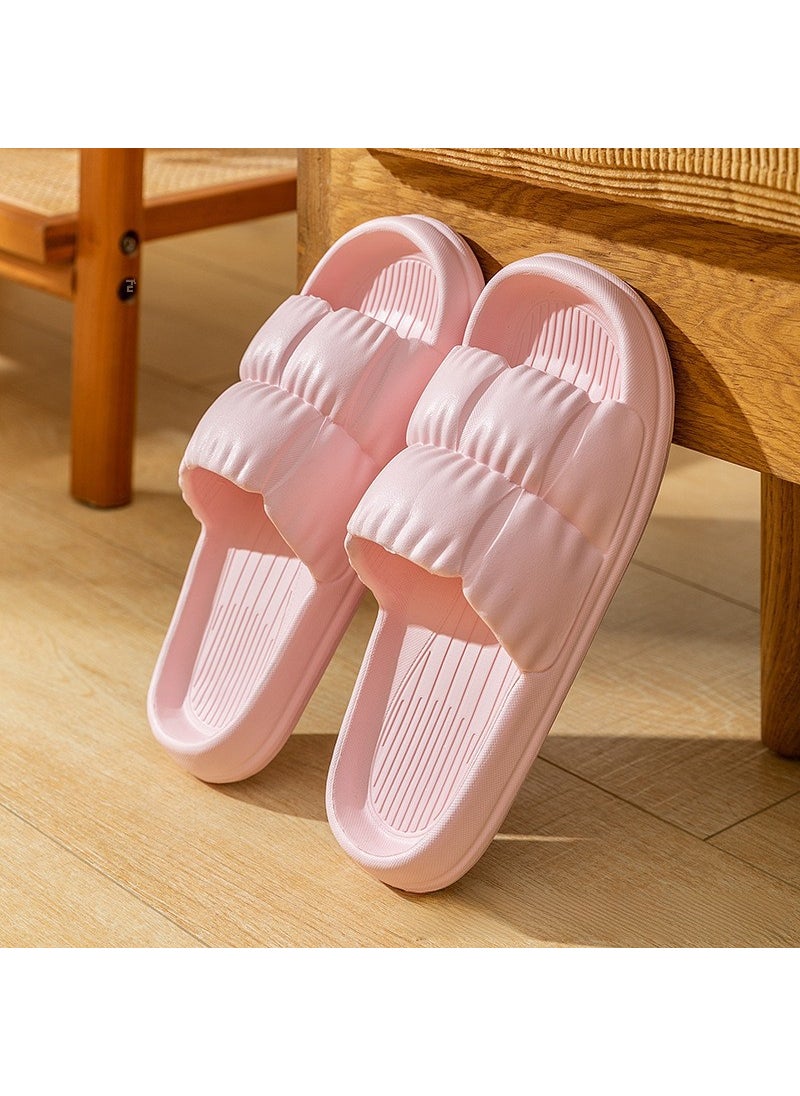Floral EVA Slippers Non-Slip Home BathroomPink Pink