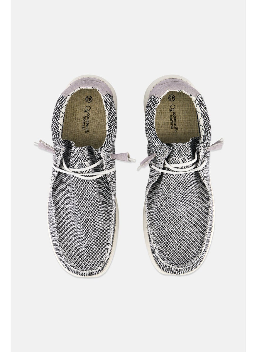 Men Lace Up Casual Shoes, Grey