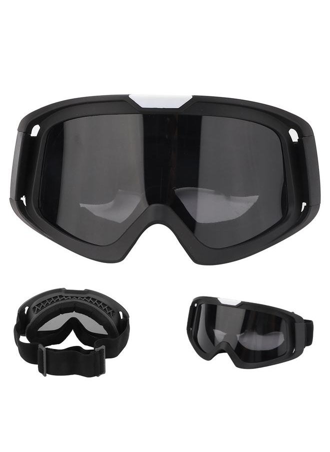 Outdoor Motorcycle Riding Eyewear Off-Road Goggles Windproof Bicycle Eye Glasses(Grey)