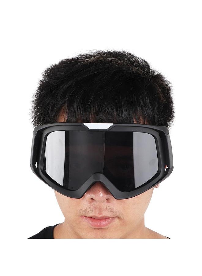 Outdoor Motorcycle Riding Eyewear Off-Road Goggles Windproof Bicycle Eye Glasses(Grey)