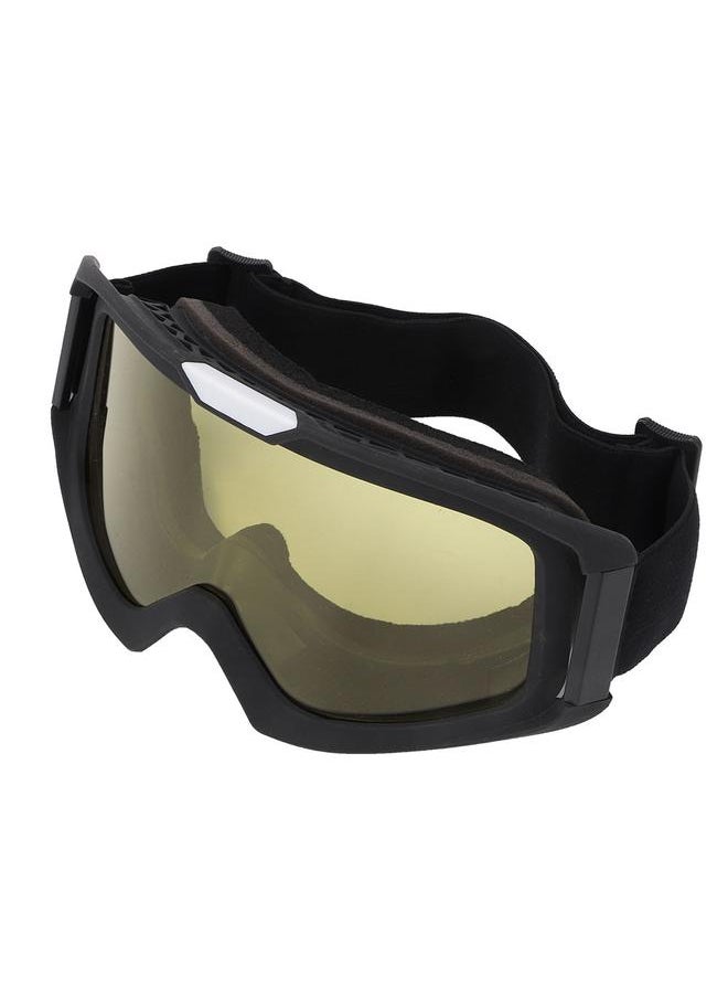 Outdoor Motorcycle Riding Eyewear Off-Road Goggles Windproof Bicycle Eye Glasses(Yellow)