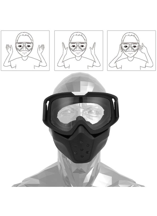 Outdoor Safety Eye Protection Glasses Anti-wind Anti-sand Protective Goggles Mask Transparent