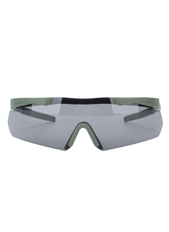 Outdoor Unisex Windproof Glasses Interchangable Lenses Sports Goggles Equipment with Hard Shell Carrying Case OD Green