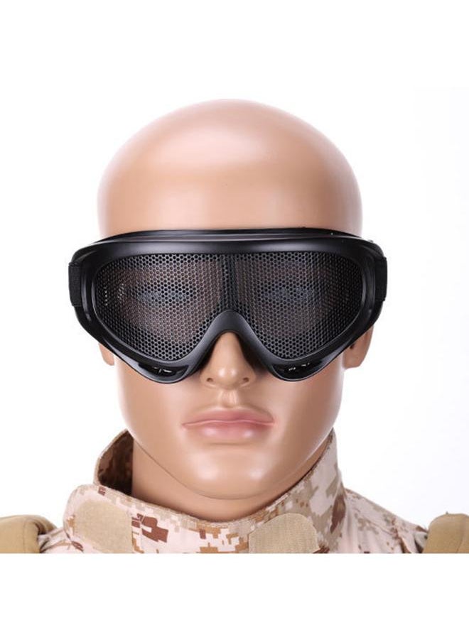 Mesh Goggles Metal Anti Fog Safety Goggles Motorcycle X400 Mesh Goggles Eyesight Shield Headband Googles