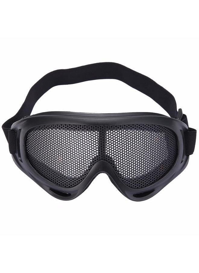 Mesh Goggles Metal Anti Fog Safety Goggles Motorcycle X400 Mesh Goggles Eyesight Shield Headband Googles