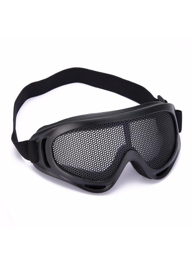 Mesh Goggles Metal Anti Fog Safety Goggles Motorcycle X400 Mesh Goggles Eyesight Shield Headband Googles