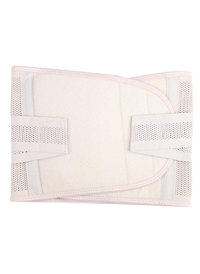 Self Heating Waist Brace Protector Breathable Warm Keeping Fixation Waistband Support Skin ColorXL