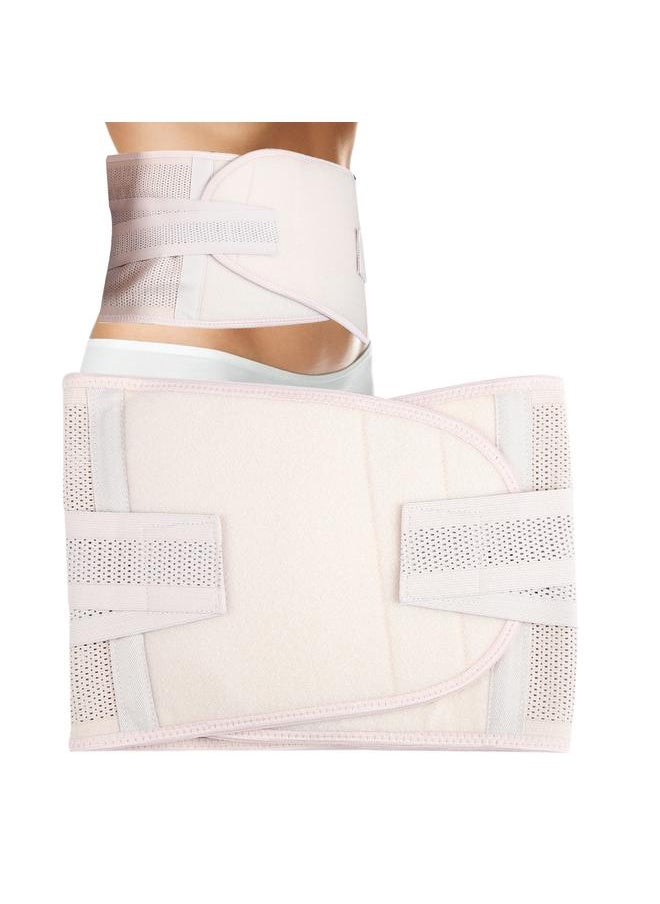 Self Heating Waist Brace Protector Breathable Warm Keeping Fixation Waistband Support Skin ColorXL