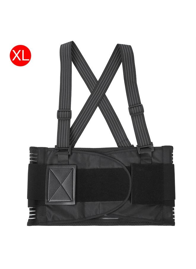 Nylon Elastic Waist Lumbar Pad Adjustable Support Lower Back Waist Protection Belt BraceXL
