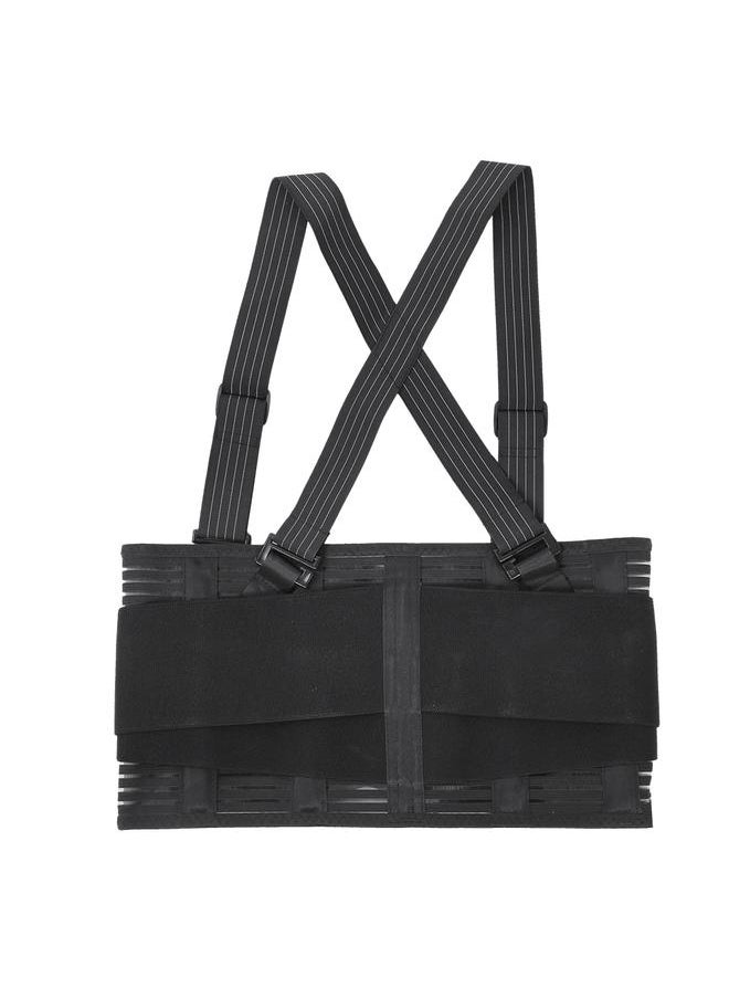 Nylon Elastic Waist Lumbar Pad Adjustable Support Lower Back Waist Protection Belt BraceXL