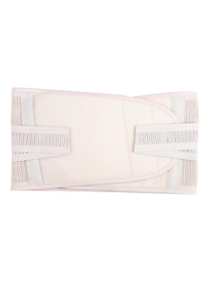 Self Heating Waist Brace Protector Breathable Warm Keeping Fixation Waistband Support Skin ColorXXL